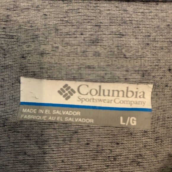 Men’s Colombia tee size large EUC - Picture 3 of 5